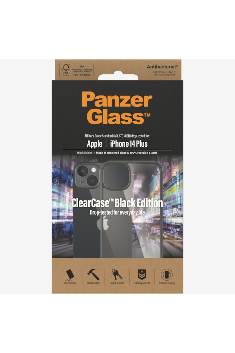 PanzerGlass Защитен калъф за Apple iPhone 14 Plus - Black frame - Pepit.bg