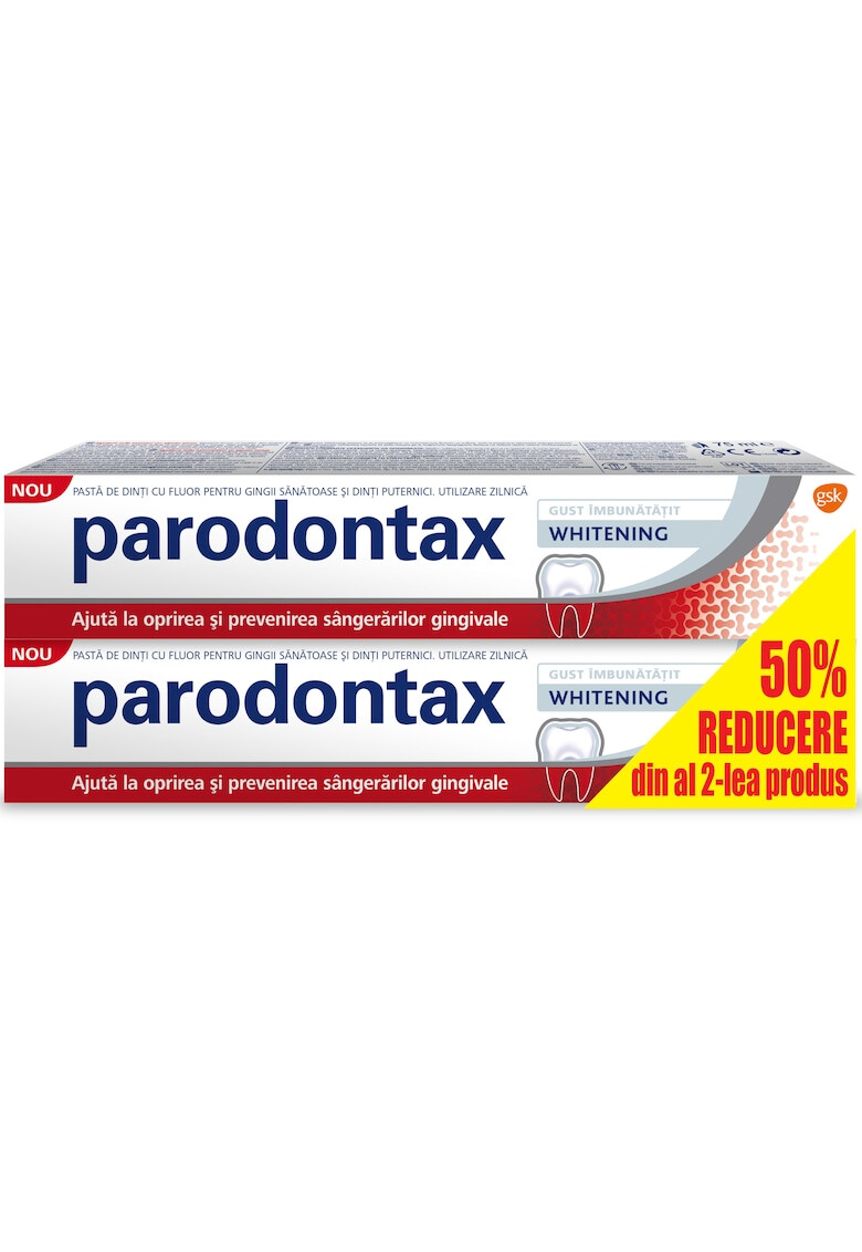 Parodontax Паста за зъби Whitening 75 мл 2 броя - Pepit.bg