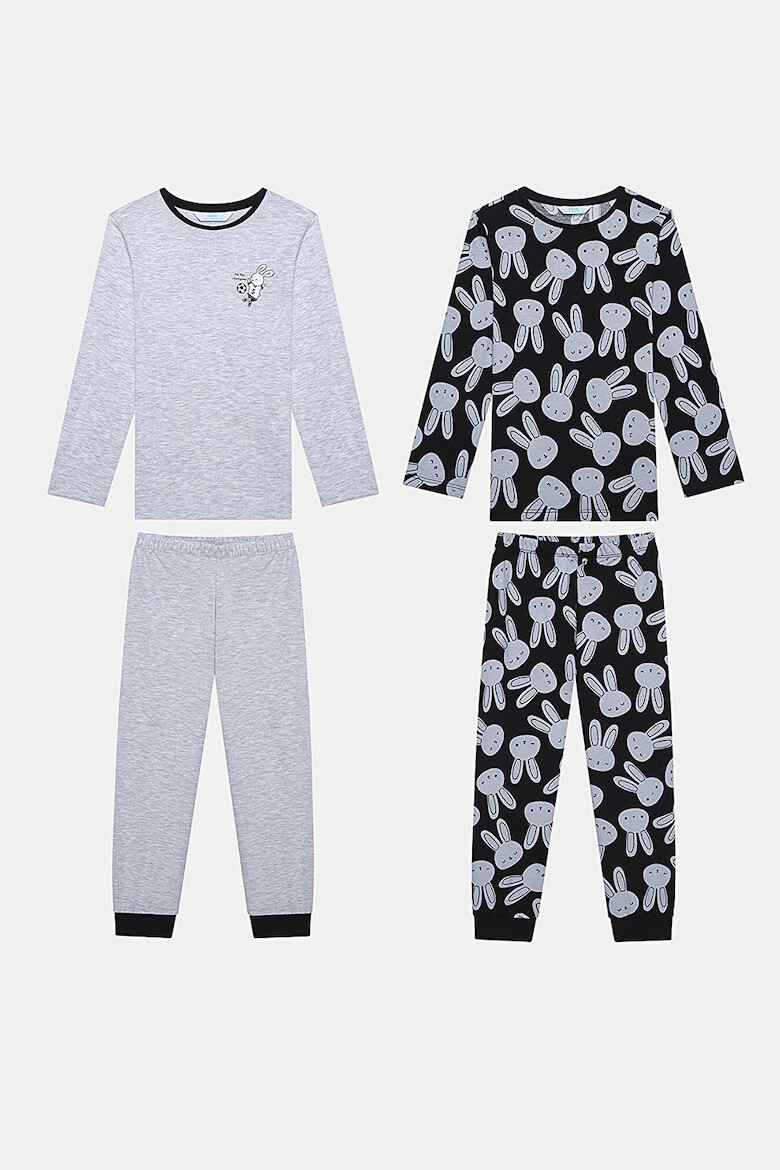 Penti Пижама с принт на зайчета - 2 чифта - Pepit.bg