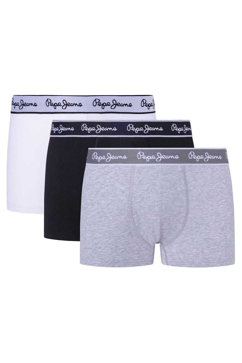 Pepe Jeans London Боксерки с лого на талията - 3 чифта - Pepit.bg