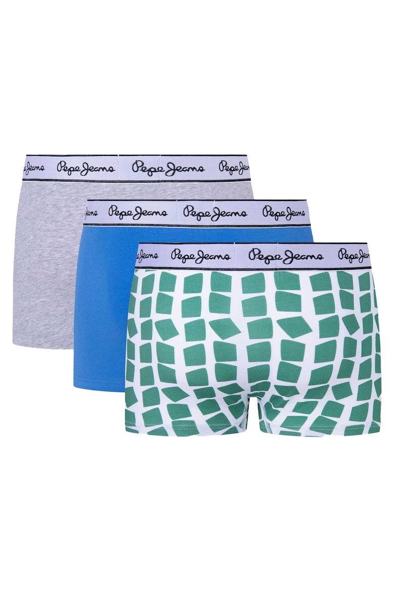 Pepe Jeans Десенирани боксерки - 3 чифта - Pepit.bg