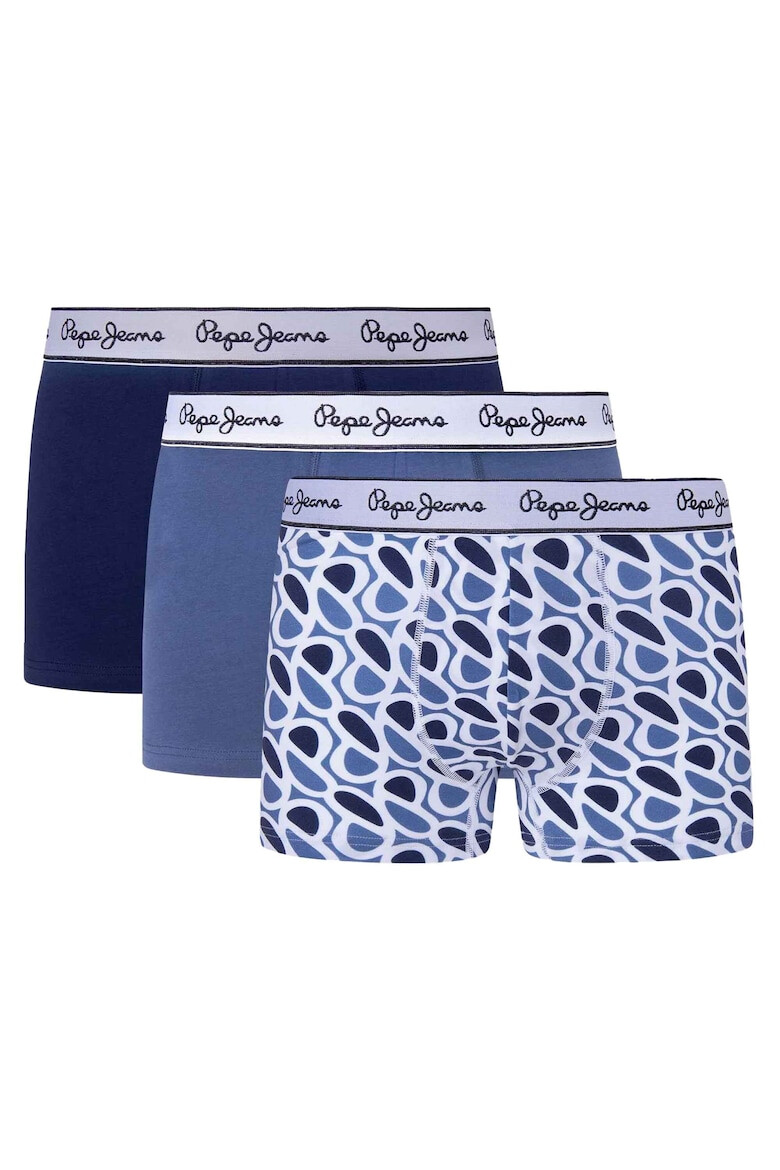 Pepe Jeans Десенирани боксерки - 3 чифта - Pepit.bg