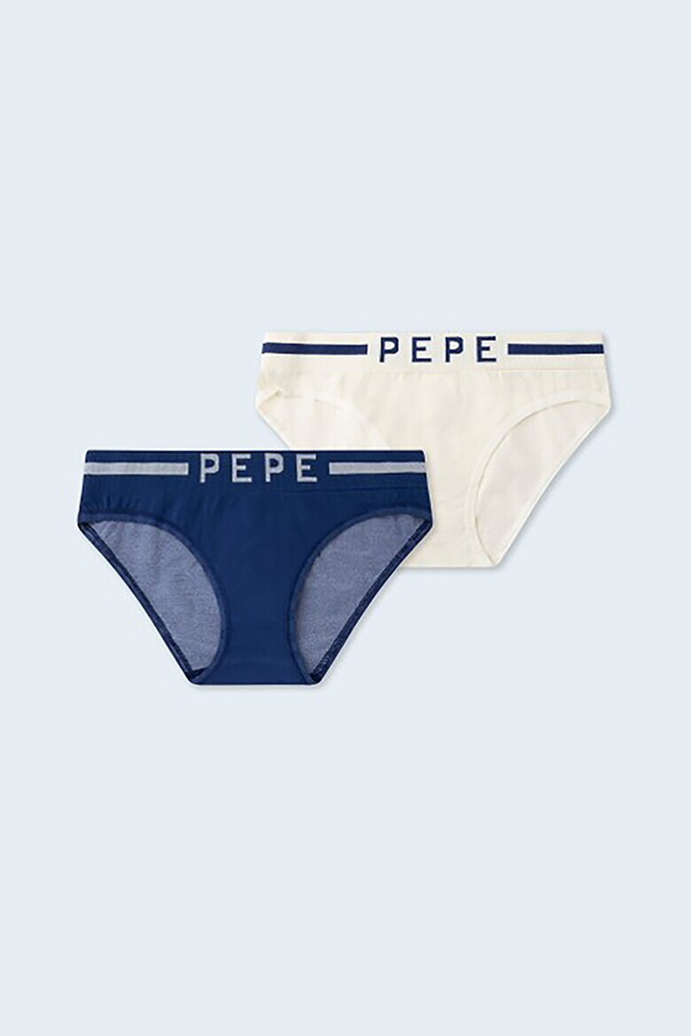 Pepe Jeans London Бикини с лого - 2 чифта - Pepit.bg