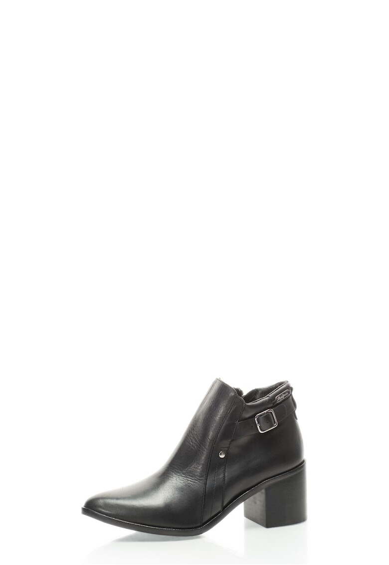 Pepe Jeans London Black Ankle Boots - Pepit.bg