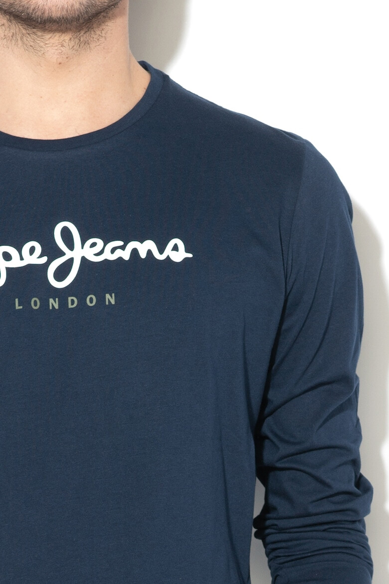 Pepe Jeans London Блуза Eggo с лого - Pepit.bg