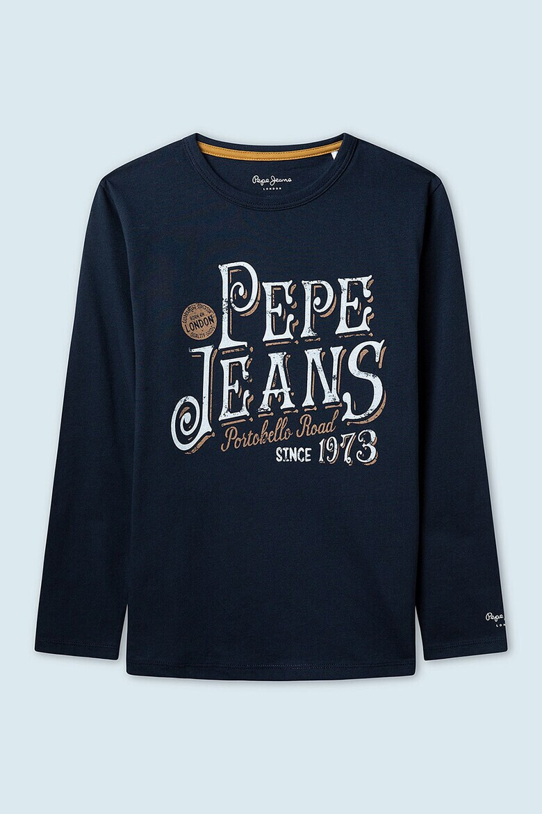 Pepe Jeans London Блуза на лога - Pepit.bg
