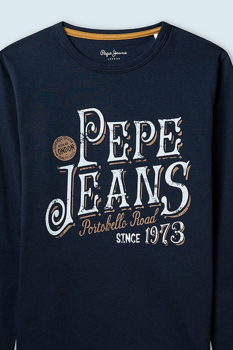 Pepe Jeans London Блуза на лога - Pepit.bg