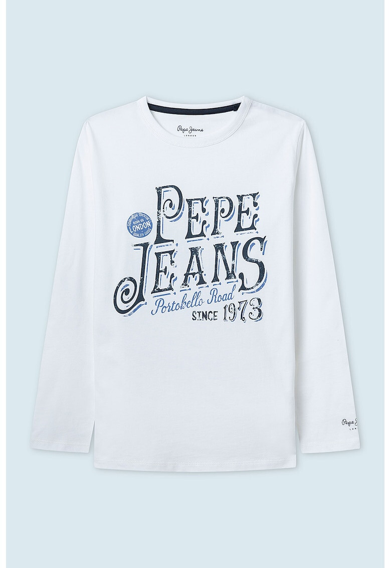 Pepe Jeans London Блуза на лога - Pepit.bg