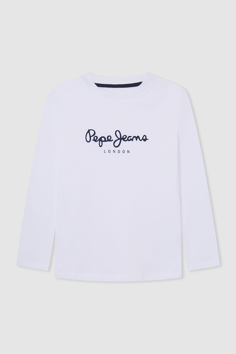 Pepe Jeans London Блуза от памук с лого - Pepit.bg