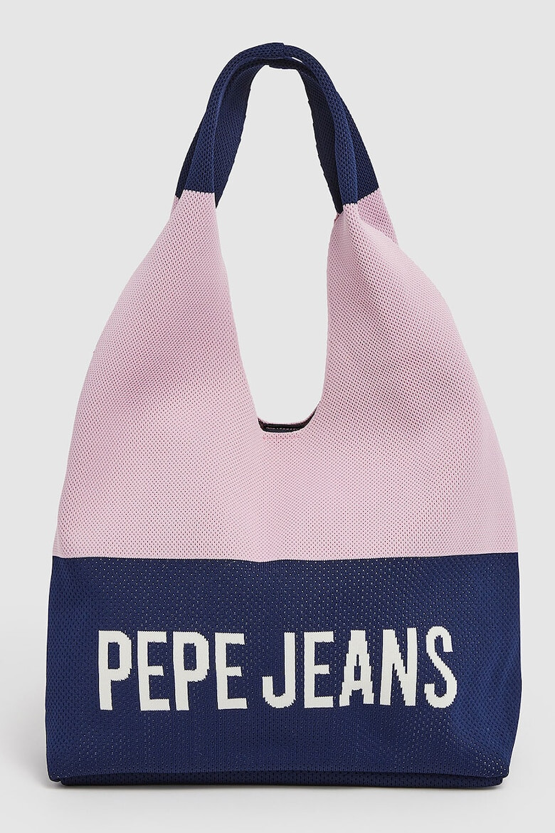 Pepe Jeans London Чанта Nicky Pop с дизайн с цветен блок - Pepit.bg