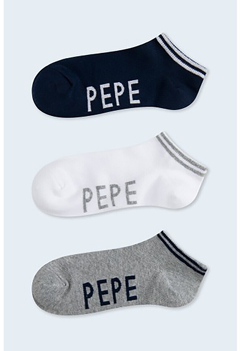 Pepe Jeans London Чорапи с лого - 3 чифта - Pepit.bg