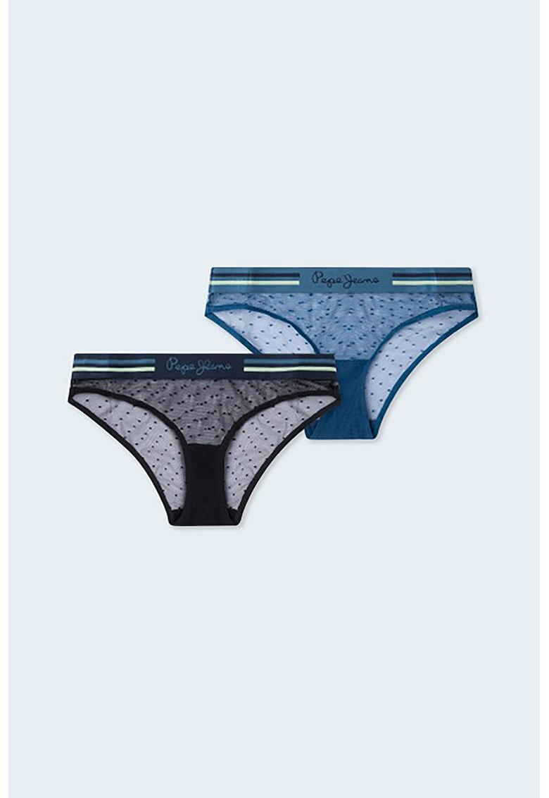 Pepe Jeans London Дантелени бикини тип хипстър 2 чифта - Pepit.bg