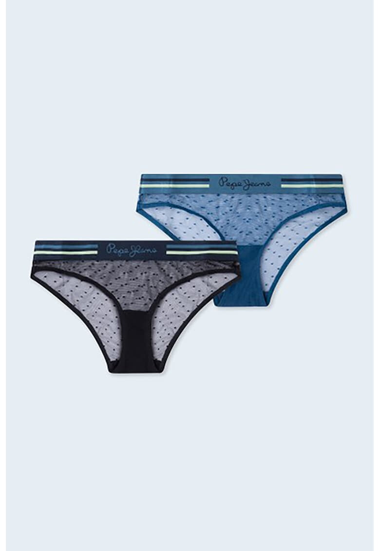 Pepe Jeans London Дантелени бикини тип хипстър 2 чифта - Pepit.bg