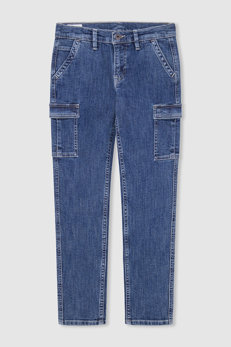 Pepe Jeans London Дънки с джобове с капаче - Тъмносин - Pepit.bg