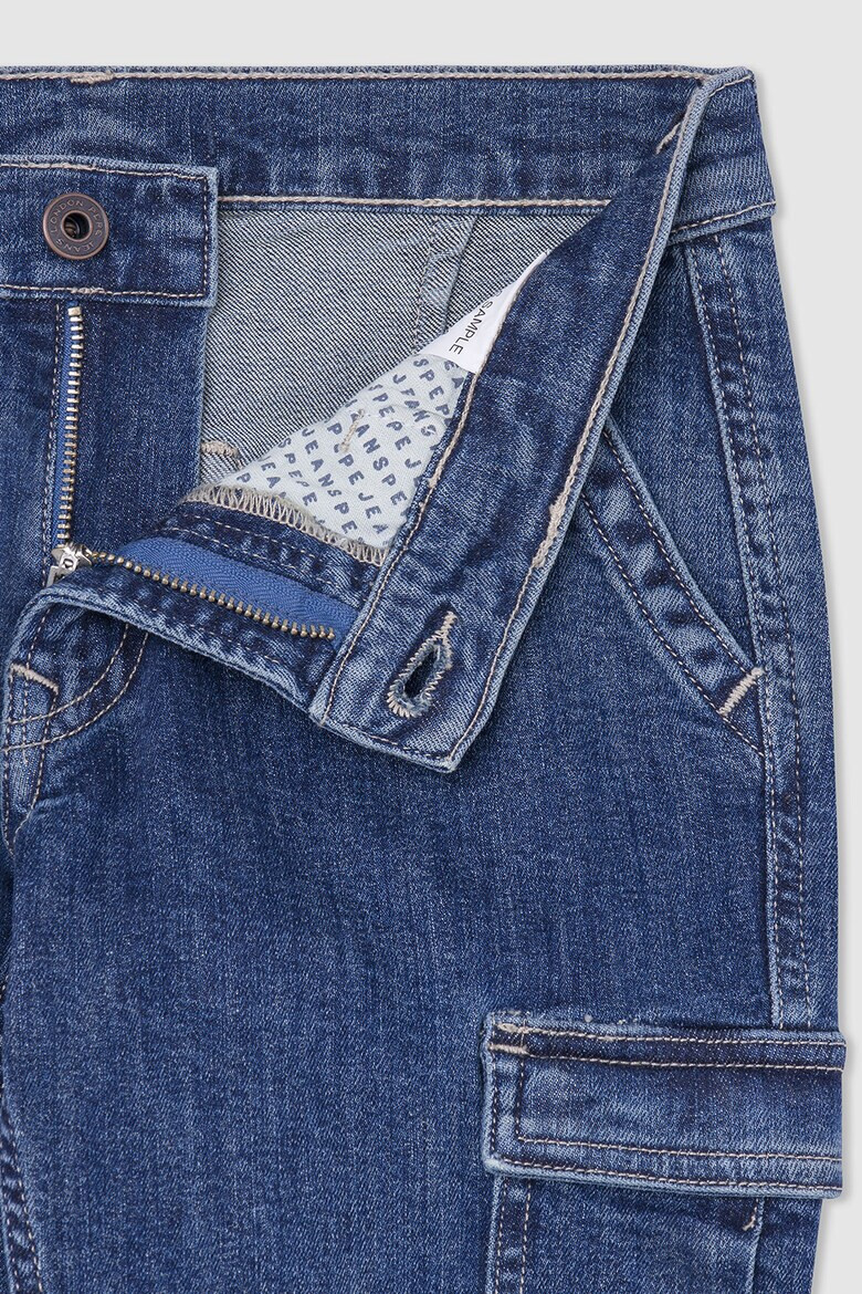 Pepe Jeans London Дънки с джобове с капаче - Тъмносин - Pepit.bg