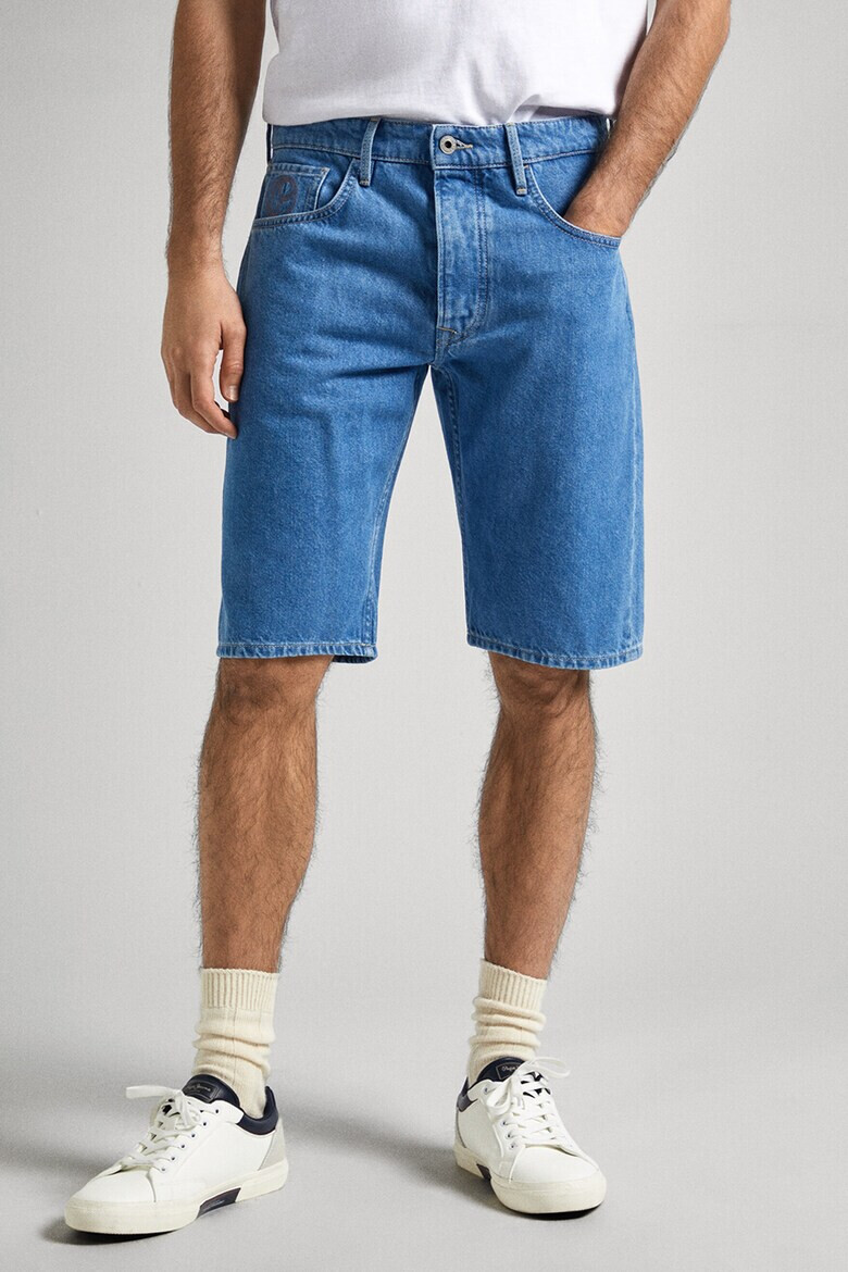 Pepe Jeans London Дънкови бермуди - Син - Pepit.bg