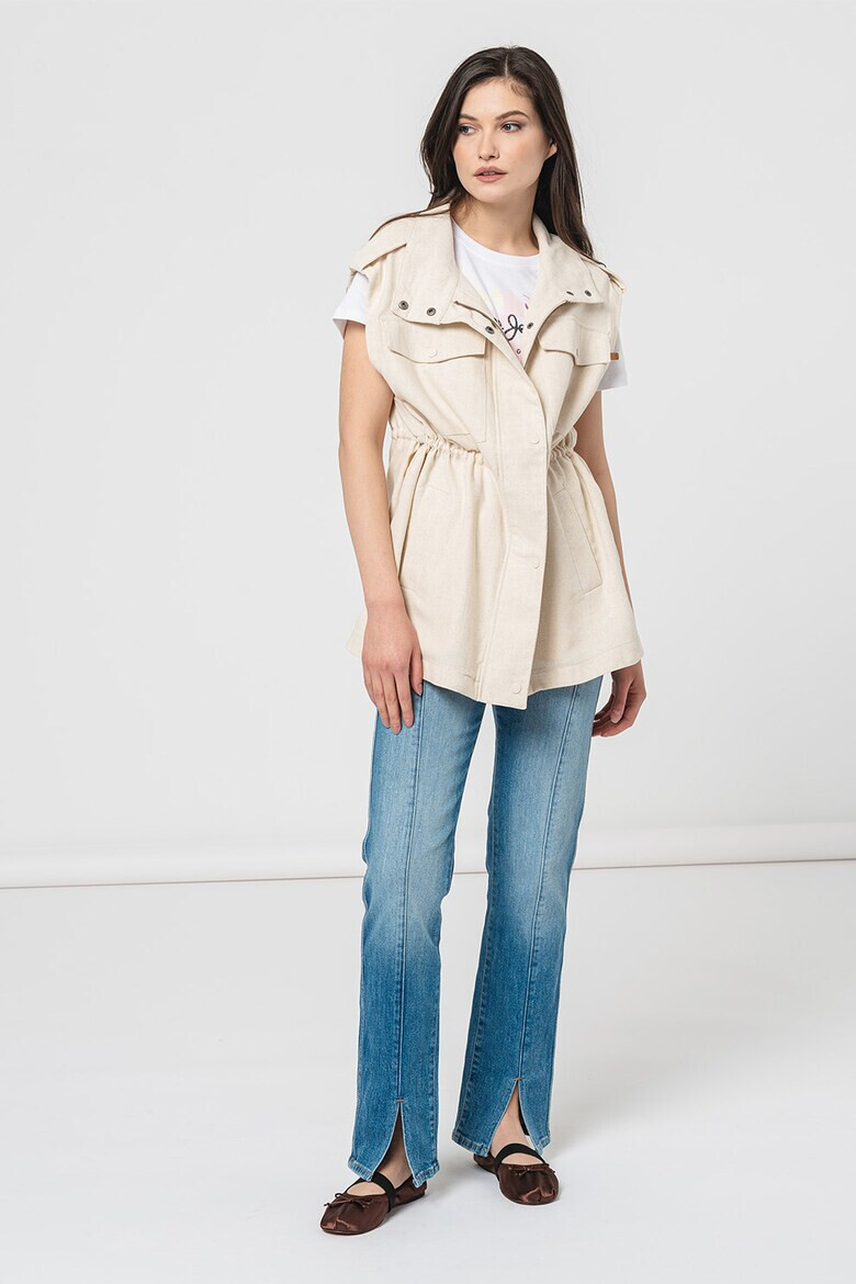 Pepe Jeans London Елек Tilda с лен - Pepit.bg