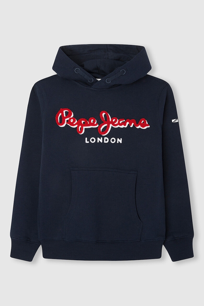 Pepe Jeans London Худи с лого и джоб кенгуру - Pepit.bg