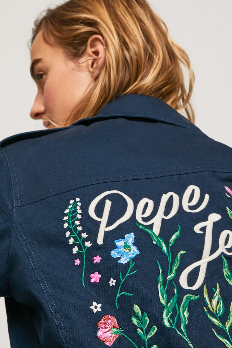 Pepe Jeans London Яке Arizona Safari с бродерия на гърба - Pepit.bg