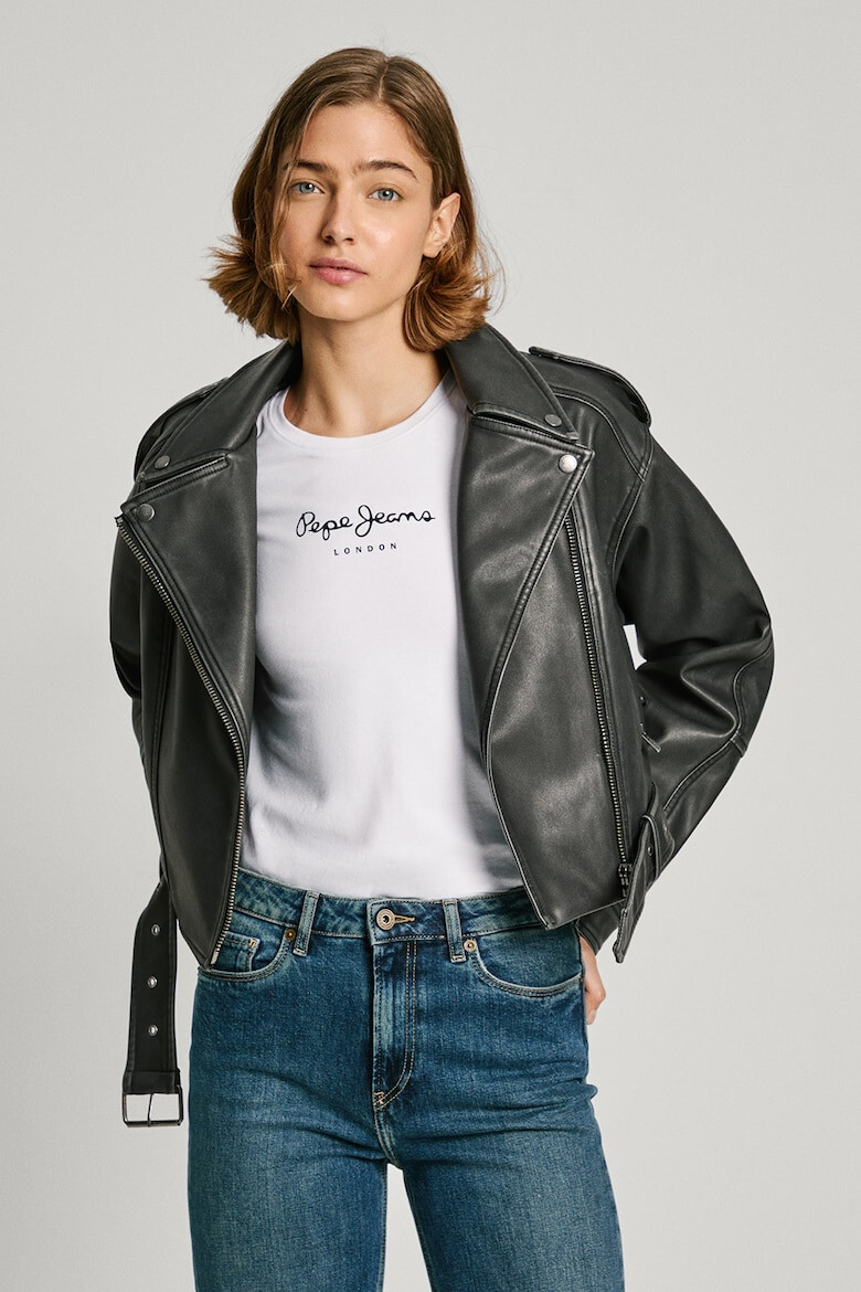 Pepe Jeans London Яке от еко кожа - Pepit.bg