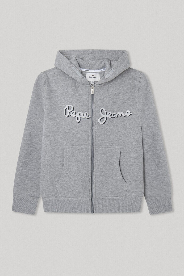 Pepe Jeans London Худи с цип и лого - Pepit.bg