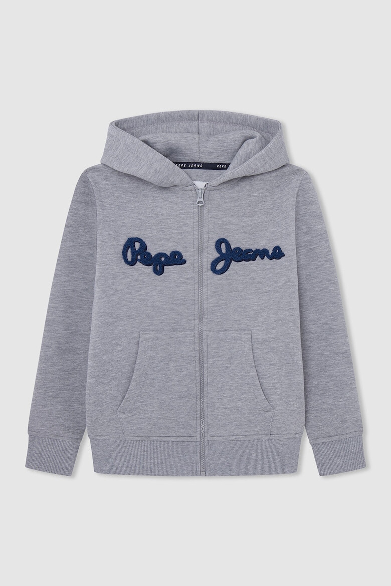 Pepe Jeans London Худи с цип и лого - Pepit.bg