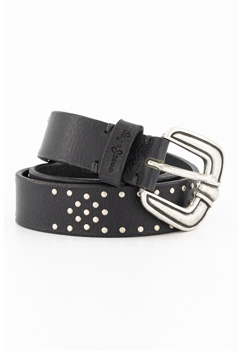 Pepe Jeans London Кожен колан с нитове - Pepit.bg