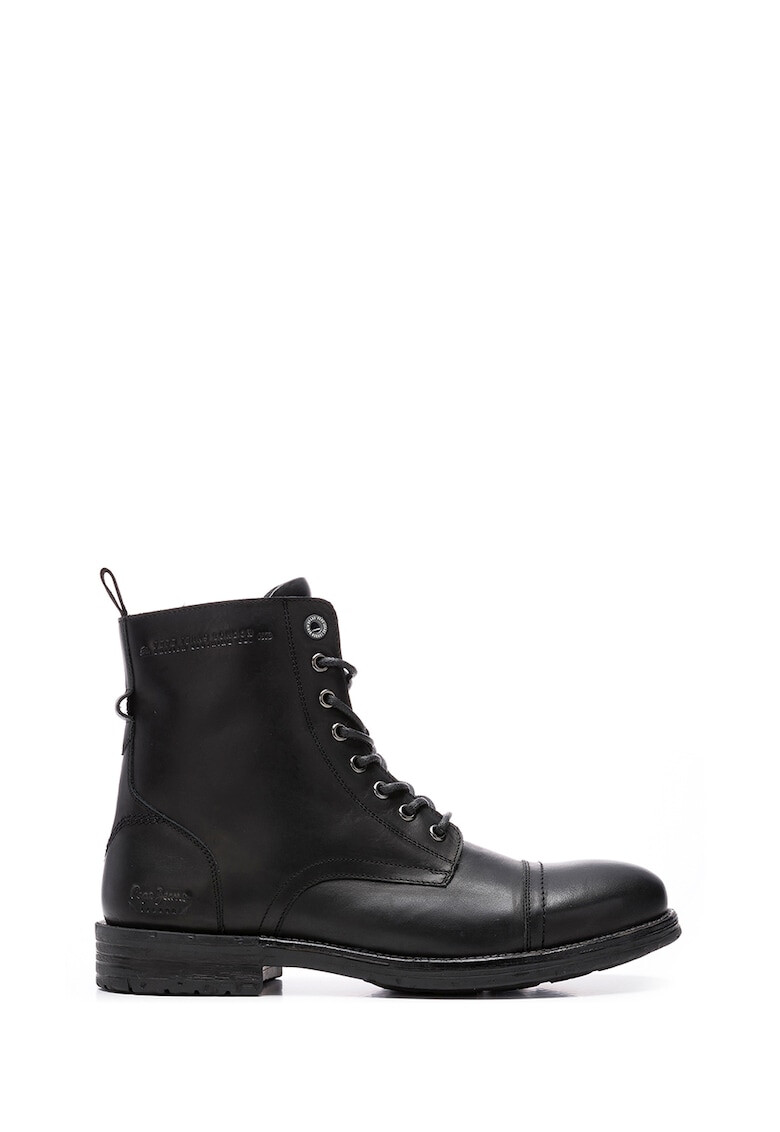 Pepe Jeans London Кожени боти Combat - Pepit.bg