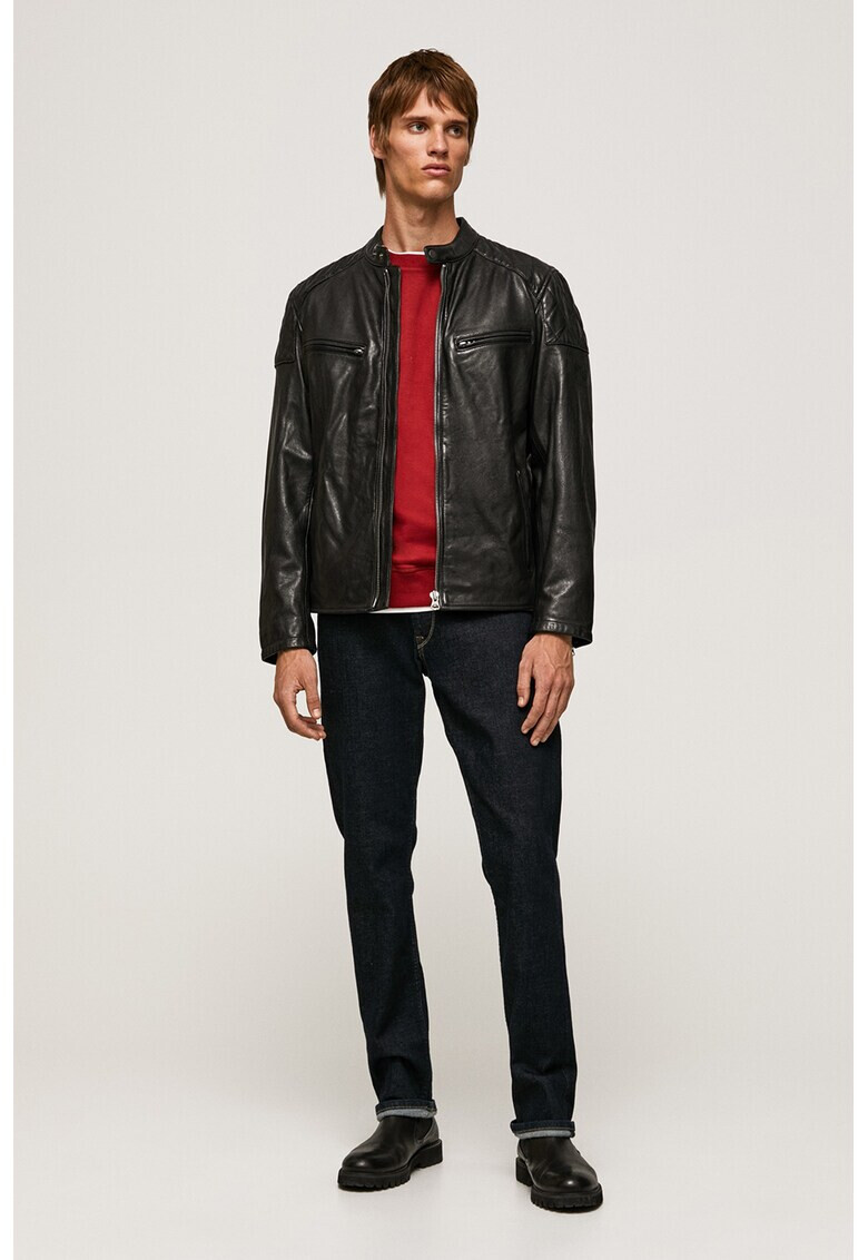 Pepe Jeans London Кожено яке Jayson - Pepit.bg