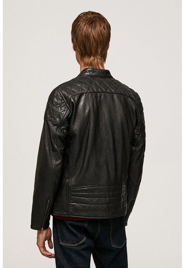 Pepe Jeans London Кожено яке Jayson - Pepit.bg