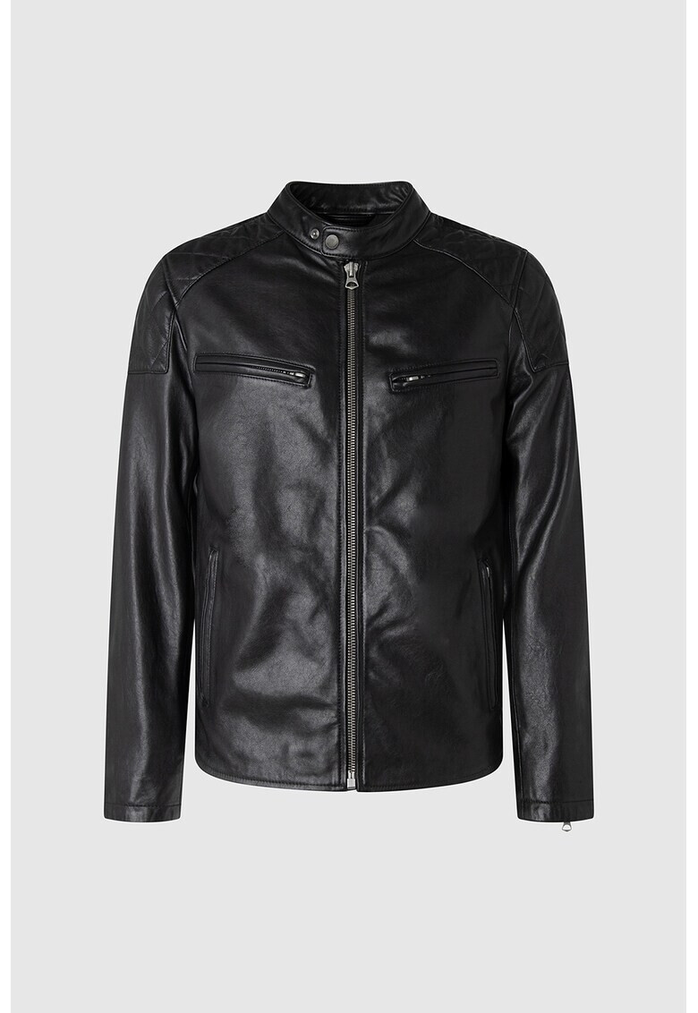 Pepe Jeans London Кожено яке Jayson - Pepit.bg
