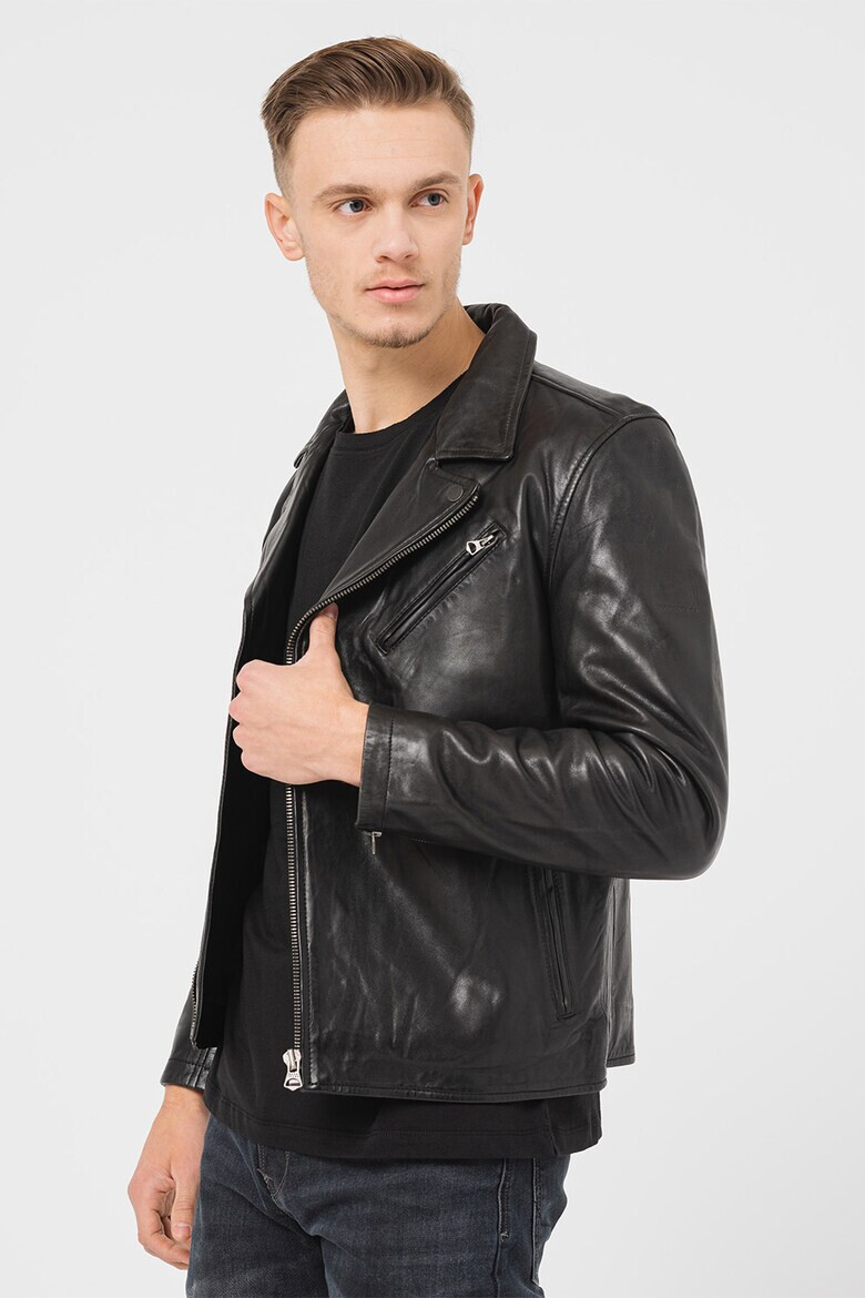 Pepe Jeans London Кожено яке Jerome - Pepit.bg