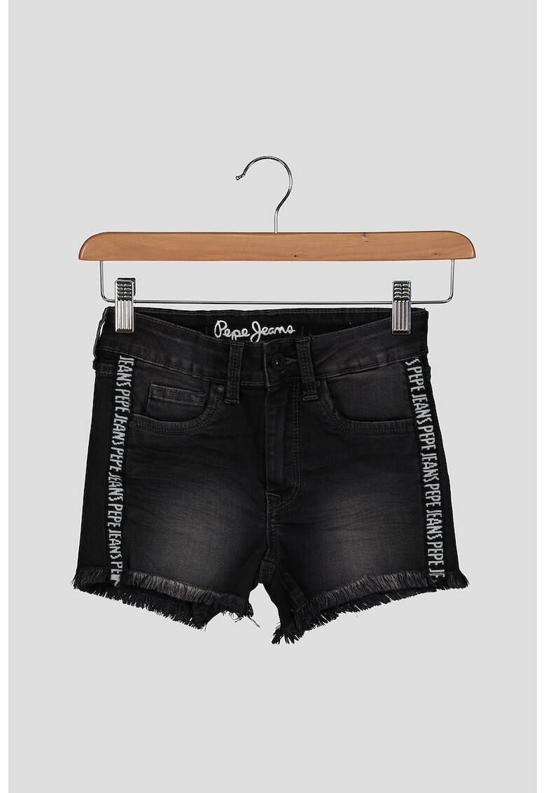 Pepe Jeans London Къси дънки с лого - Pepit.bg