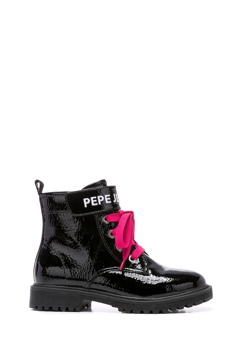 Pepe Jeans London Лачени боти - Pepit.bg