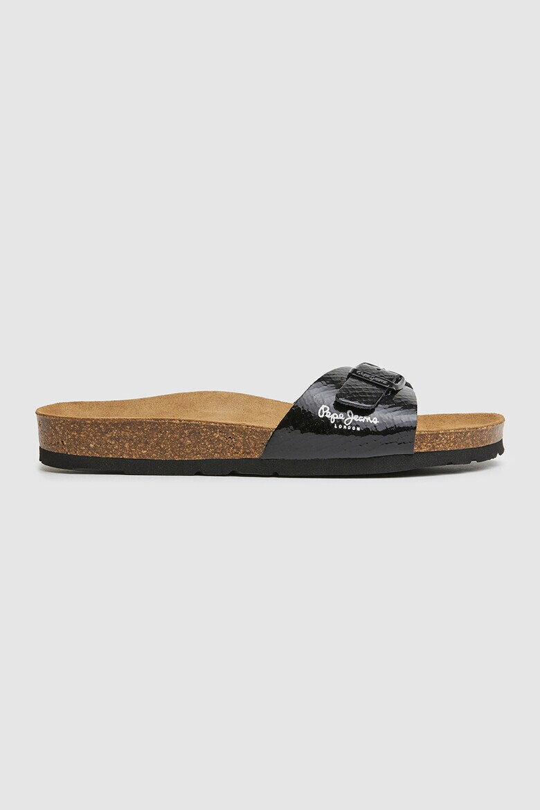 Pepe Jeans London Лачени чехли - Pepit.bg