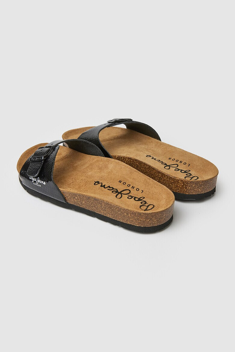 Pepe Jeans London Лачени чехли - Pepit.bg
