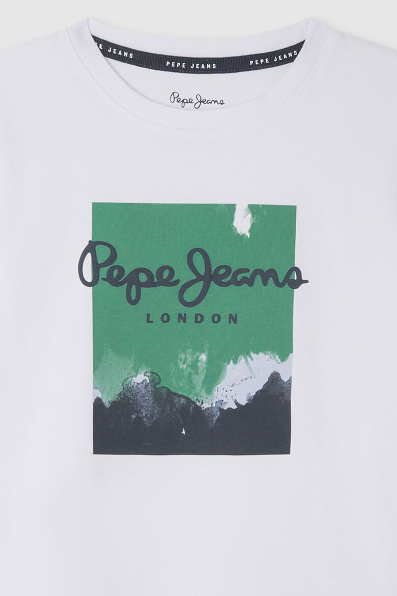 Pepe Jeans London Памучна тениска с щампа - Pepit.bg