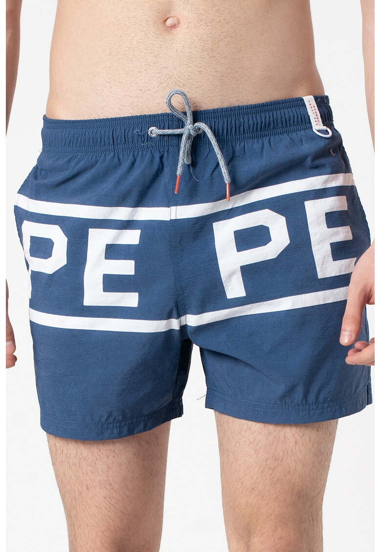 Pepe Jeans London Плувни шорти Soul с контрастно лого - Pepit.bg