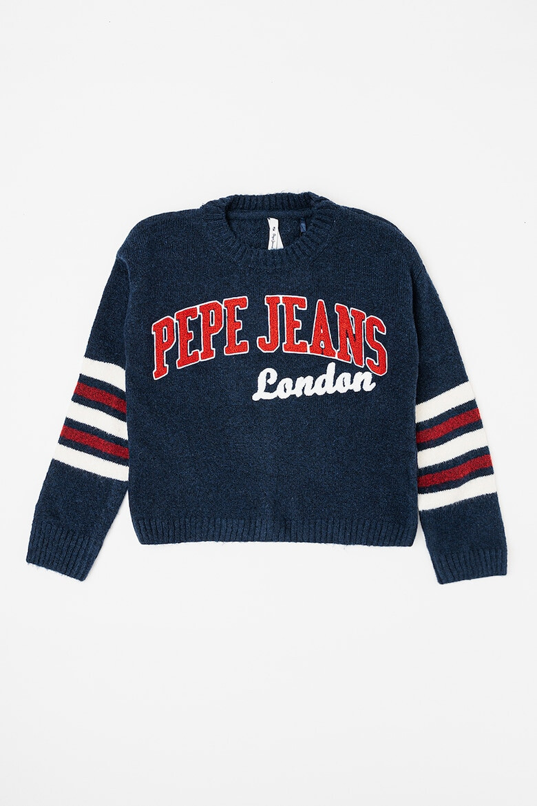 Pepe Jeans London Пуловер с лого Xay - Pepit.bg