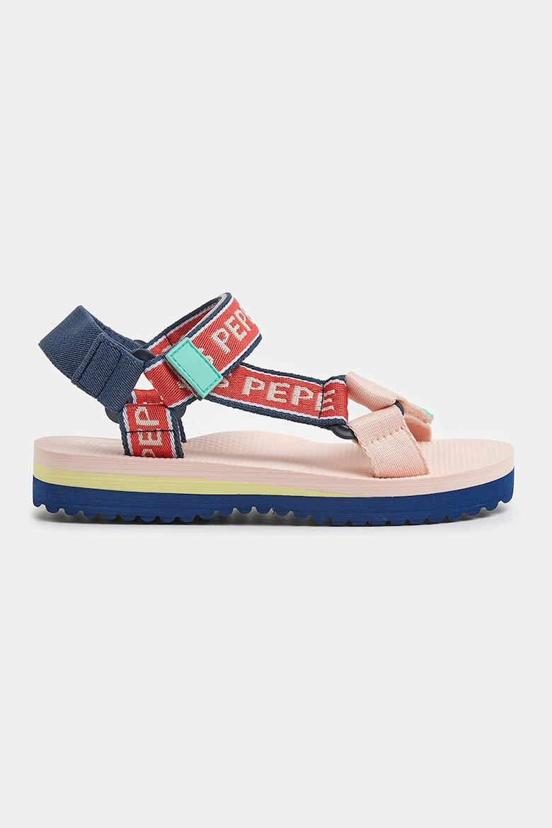 Pepe Jeans London Сандали с велкро и лого - Pepit.bg