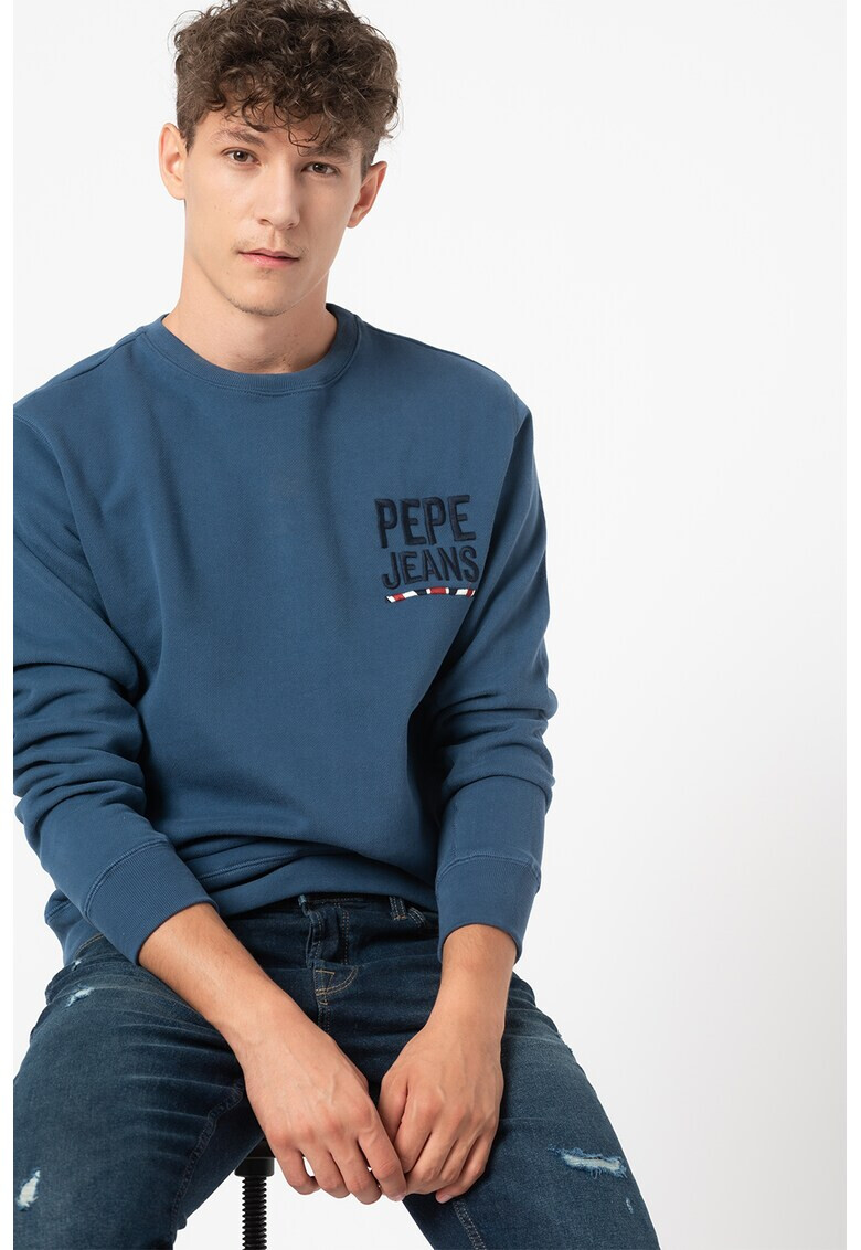 Pepe Jeans London Сиутшърт Edison с бродирано лого - Pepit.bg