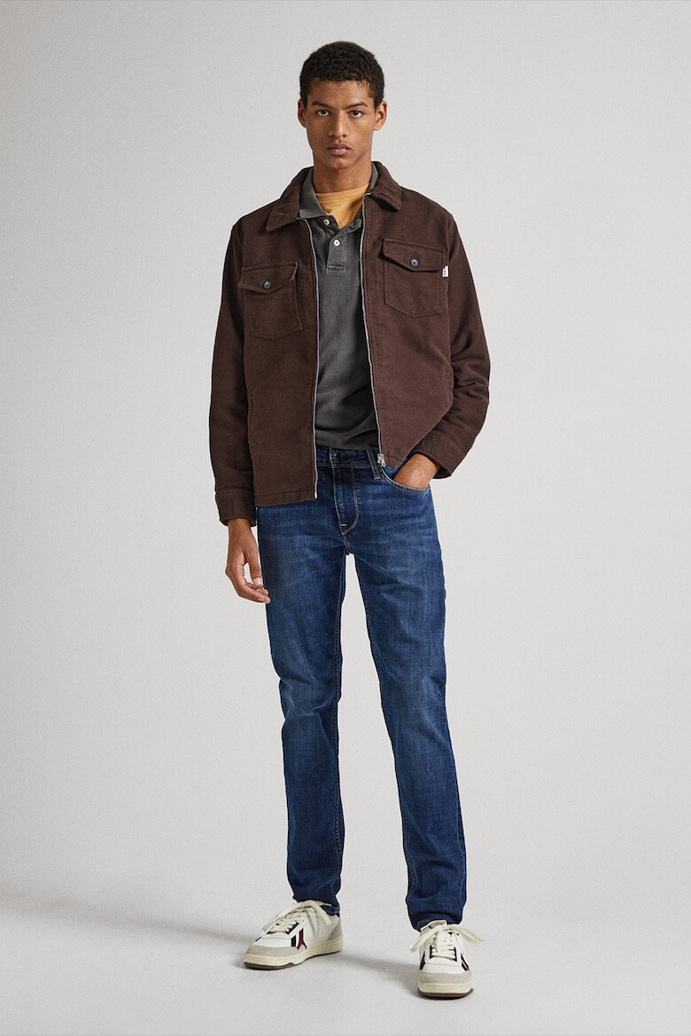 Pepe Jeans London Скини дънки - Прашно синьо - Pepit.bg
