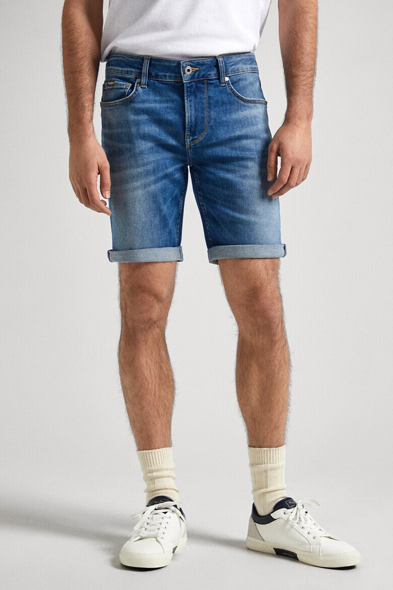 Pepe Jeans London Слим дънкови бермуди - Pepit.bg