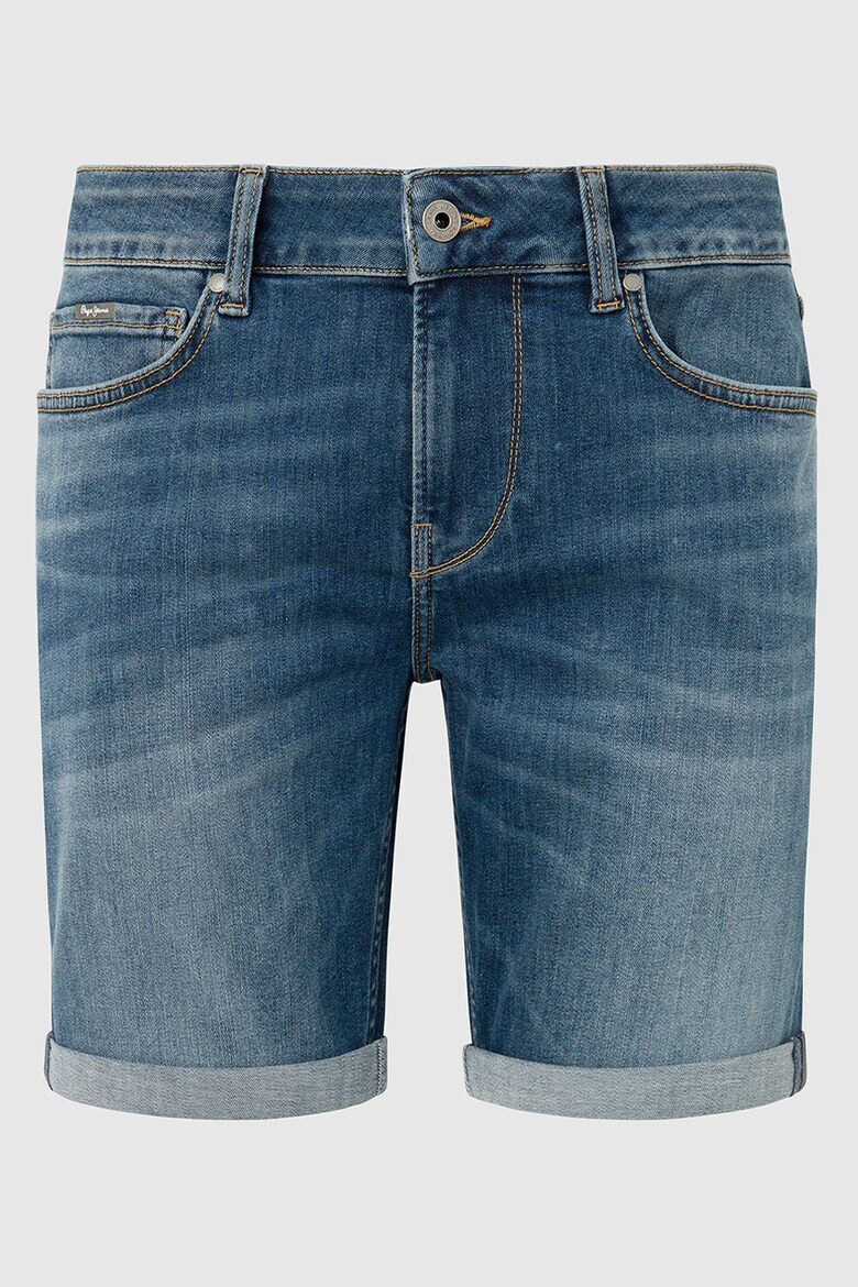 Pepe Jeans London Слим дънкови бермуди - Pepit.bg