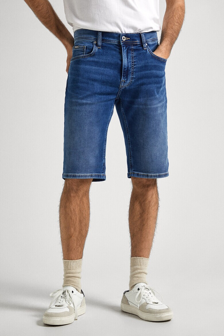 Pepe Jeans London Слим дънкови бермуди - Pepit.bg