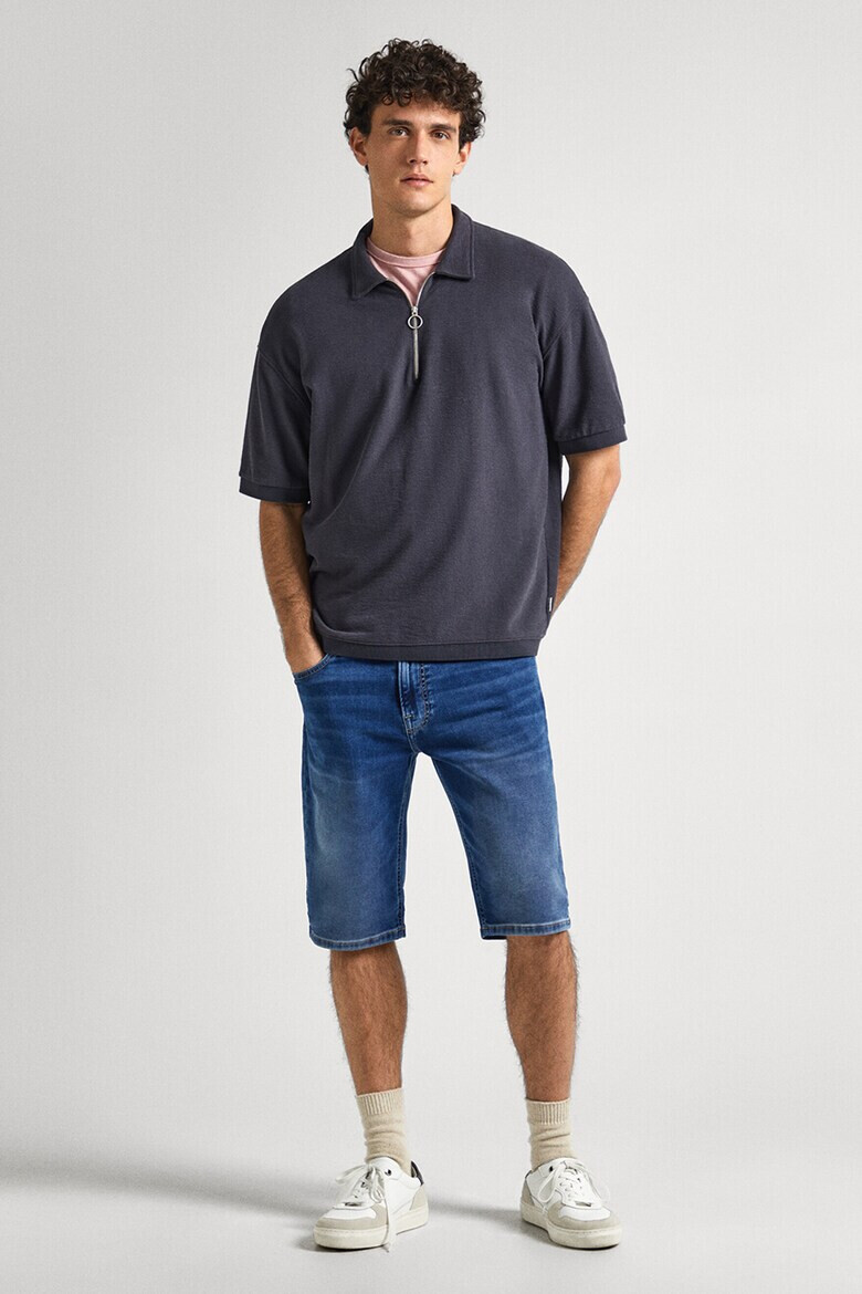Pepe Jeans London Слим дънкови бермуди - Pepit.bg