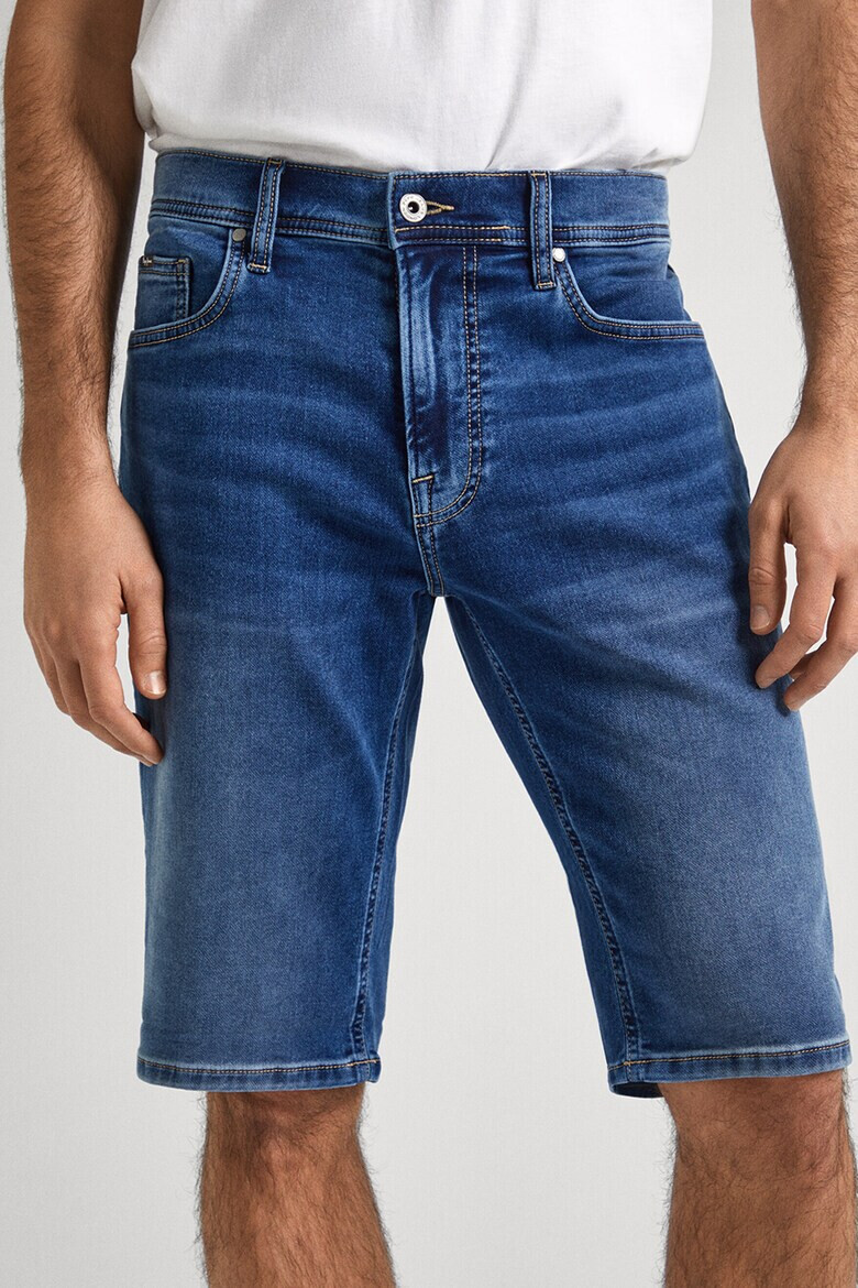 Pepe Jeans London Слим дънкови бермуди - Pepit.bg