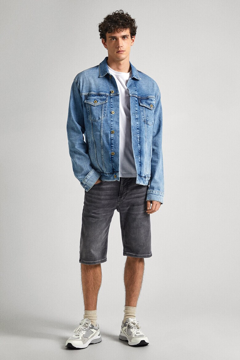 Pepe Jeans London Слим дънкови бермуди - Pepit.bg