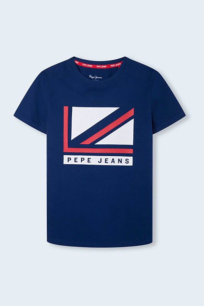 Pepe Jeans London Тениска Carlton с десен - Pepit.bg