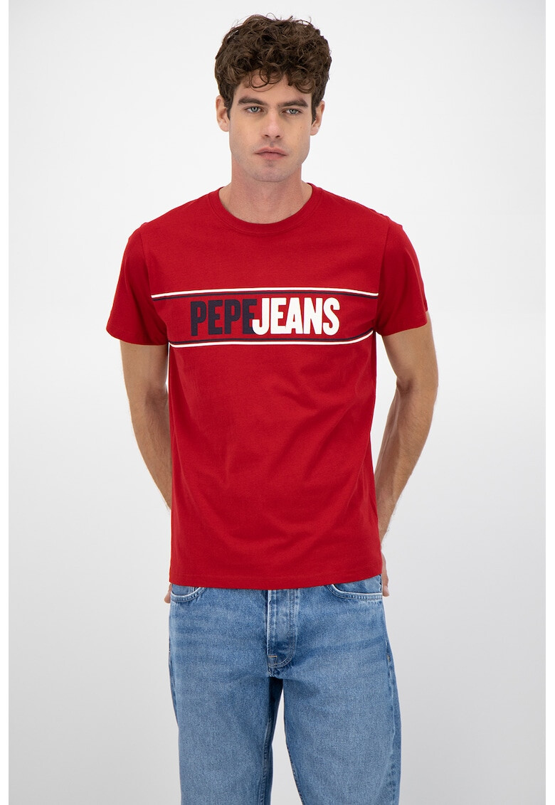 Pepe Jeans London Тениска с лого - Pepit.bg